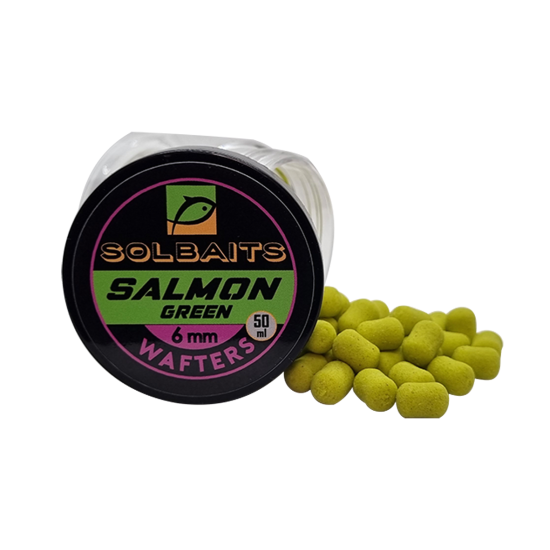 SOLBAITS Wafters SALMON GREEN - 6mm 50ml